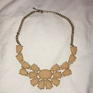 Blush statement necklace